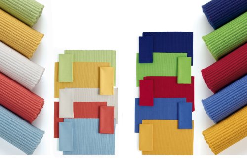 DII Solid Pastel Napkin Set Cotton, Machine Washable, 20x20 Inch, Fresh Green, 6 Count