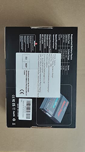 Haisito Lipo Charger, 80W 6A Balance Charger for LiPo Li-ion LiFe NiCd NiMh Pb, Multi-functional Intelligent Charger, RC Hobby Battery Balance Charger LED W/AC Power Adapter