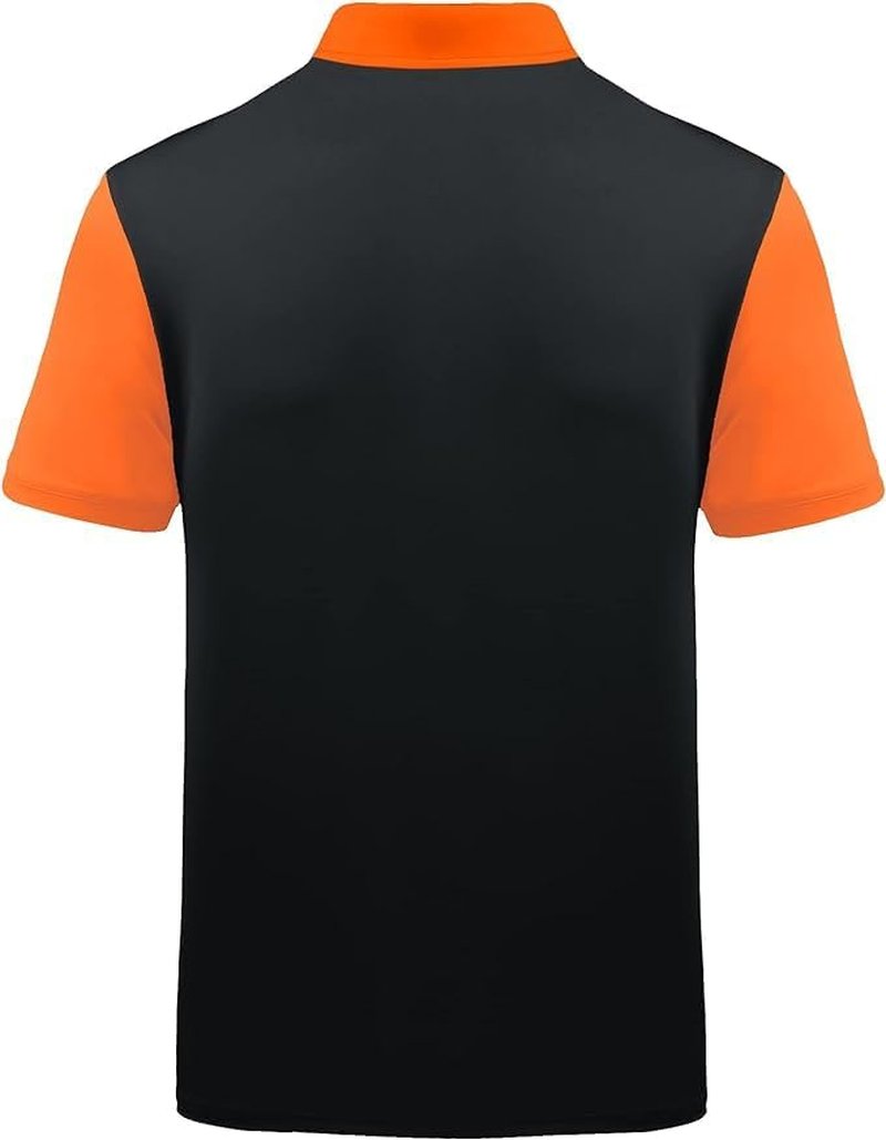 Mens Golf Shirt - Moisture Wicking Performance Polo | Short Sleeve Casual T-Shirt