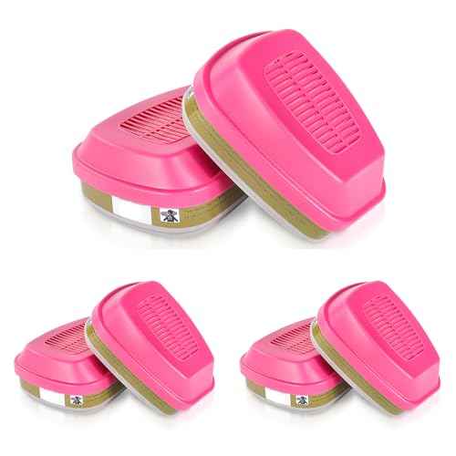 Respirator Cartridge Filter 60926,Replacement for Half/Full Facepieces 6000,7000 and FF-400 mask,Effectively Filter Organic Vapor,Acid Gas,Formaldehyde.