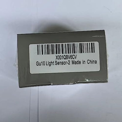 GY GU10 LED Light Sensor Lamp 6500K Cool White Bulbs, 5W 380lm Replaces 40W Bulb, Automatic On/Off, Beam Angle 120°, Not Dimmable, 2 PCS
