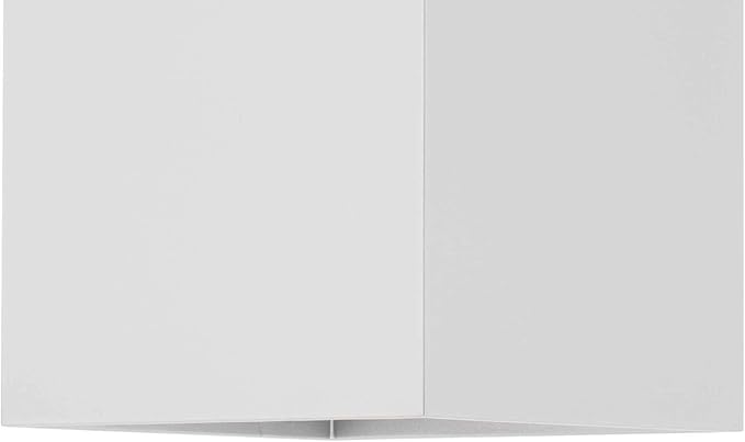 Progress Lighting 6" Aluminum Outdoor Up/Down Wall Lantern Light, Square Collection, Outdoor, P5644-30, White