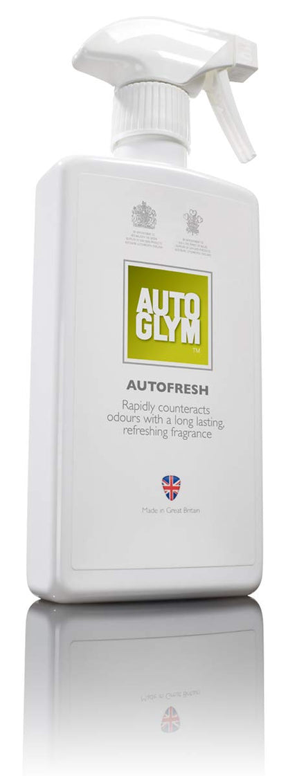 Autoglym The Collection - Perfect Interiors -- The Ideal Car Cleaning Kit That Includes Interior Shampoo, Fast Glass, and Vinyl & Rubber Care and AF500 Autofresh, 500ml,Transparent
