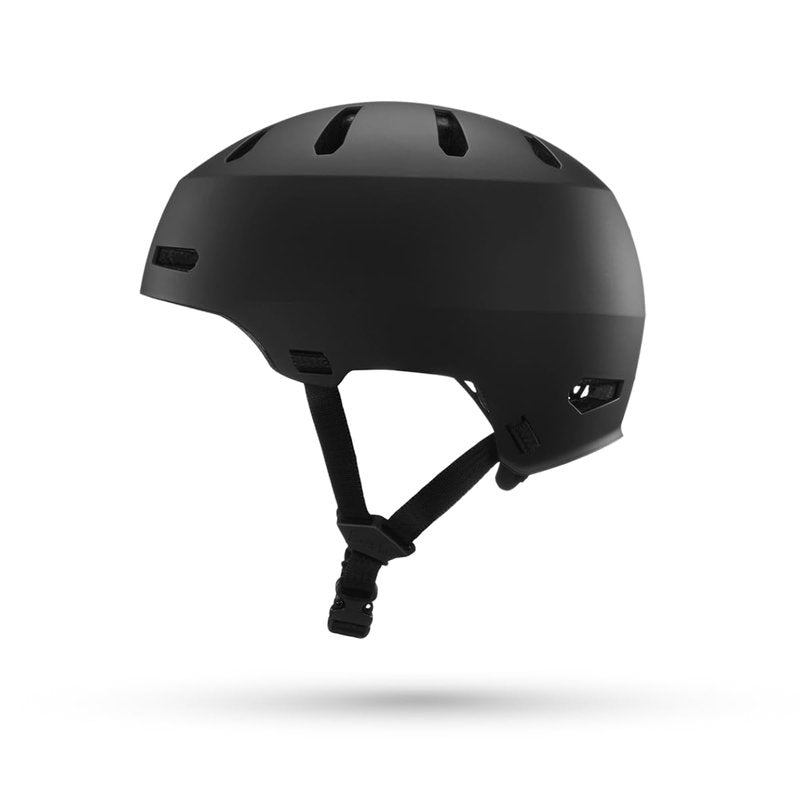 Bern Macon 2.0 Adult Multisport Helmet for Bike, Skateboard, Scooter (Matte Black, Small)
