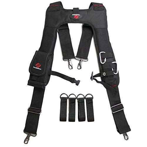 TradeGear Electrician¡¯s 4-Point Suspender Harness ? Designed for Comfort & Durability ? Ideal for All Electrician Tools