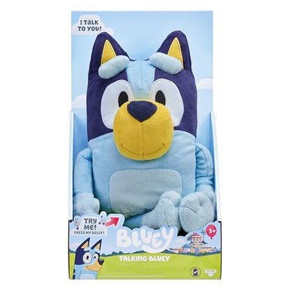 Bluey - 13" Talking Bluey Plush - Interactive - Sing Along with Bluey, 9 Different Phrases
