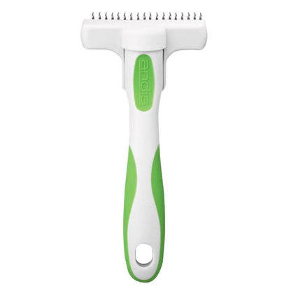 Andis Deshedding Tool - Dog Deshedding Brush - Effectively Removes Undercoat - Deshedding Brush for Dogs - Helps Strip Coat to Reduce Shedding - Rubber Grip Handle