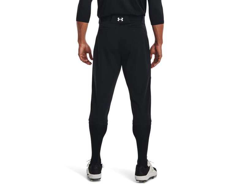 Under Armour Men's Utility Baseball Knicker 22, (001) Black / / White, Medium