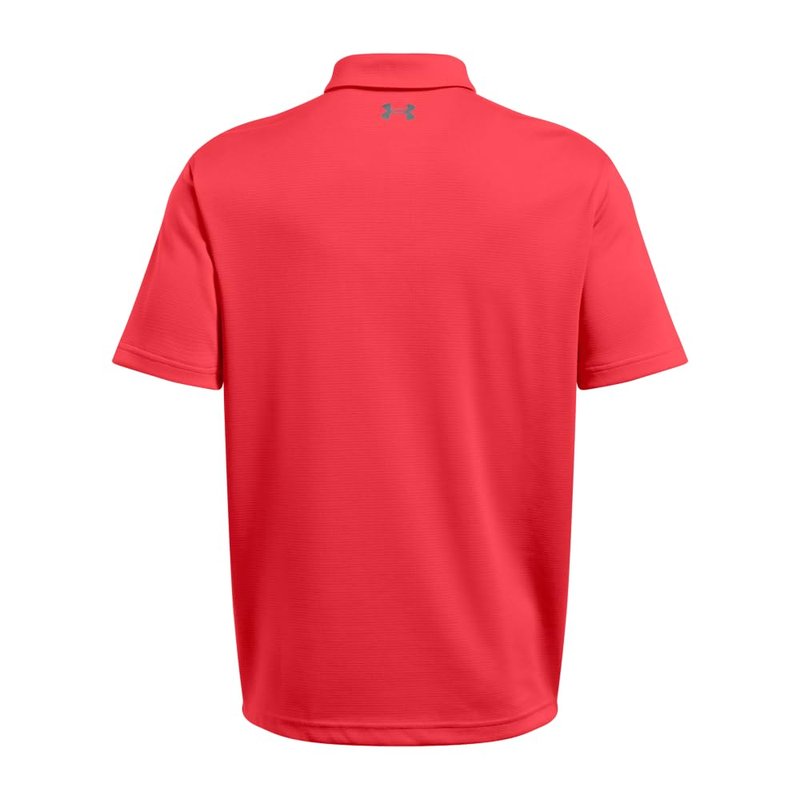 Under Armour Men's Tech Golf Polo, (713) Racer Red / / Pitch Gray, X-Large