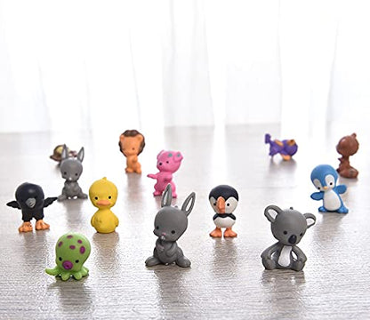 Bath Bombs for Kids Set with Toys Surprise Inside Cute Funny Animals - Organic & Natural Bath Bombs for Boys and Girls - Kid Safe Bubble - Handmade in USA