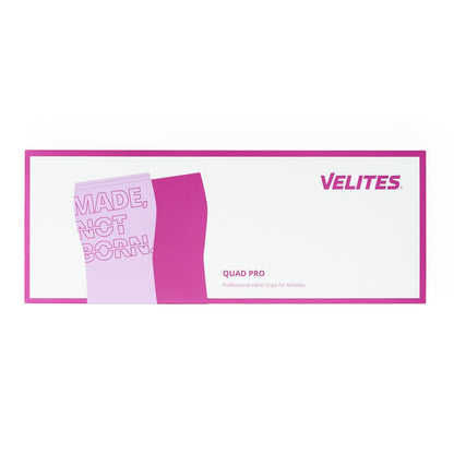 Velites I Grips Quad Pro I Professional Grips for Cross Training or Gymnastics I Suitable for Any Surface I Use with Magnesium I Include Fabric Wristbands to Gift Match.