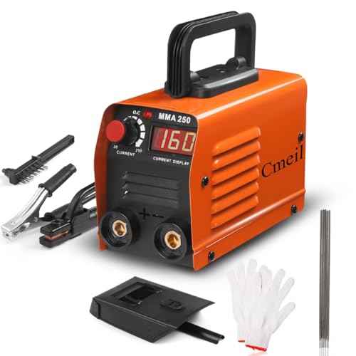MMA250 Stick Welder Machine Mini Home Welding Machine, IGBT Inverter Welding Machine, Cooperative Control, Safety Protection, Suitable for Beginners