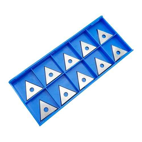 Paint Scraper Carbide Blades Double-Edged Reversible Replacement Blade (1" Triple-Edge Triangle) By LU&MN