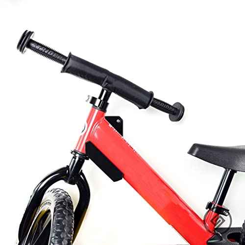 Spartan Balance Bike Mount Compatible with Strider Bikes | Garage Home Storage Kids Toy Organization Low Profile Wall Hook Solution | Space Saving Custom Hanger Kit | Made in USA