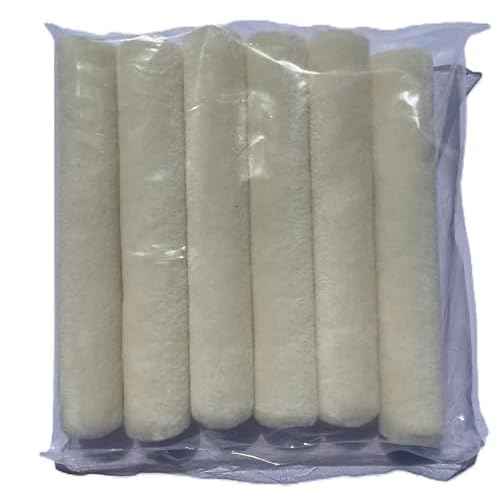 Paint Roller Covers, 6 Inch, High Capacity Nap, Pack of 6