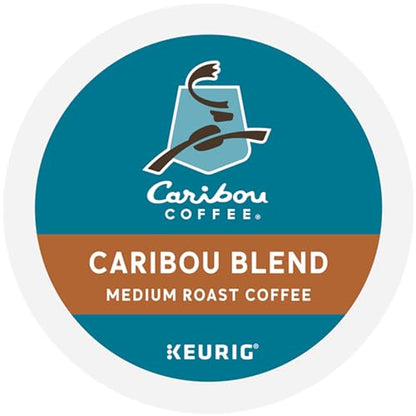 Caribou Coffee Caribou Blend, Keurig Single-Serve K-Cup Pods, Medium Roast Coffee, 32 Count(Pack of 1)
