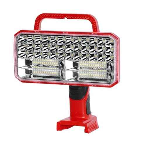 40W Cordless 4200LM LED Flashlight for Milwaukee M18 18V Li-Ion Battery, Work Light with USB Charging Port for Camping, Hiking, Job Site, Indoor & Outdoor Use
