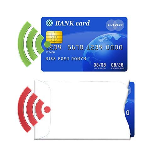Carousel Checks Inc. RFID Blocking Sleeves, Pack of 15 (Credit Card Holders Only) for Identity Theft Protection