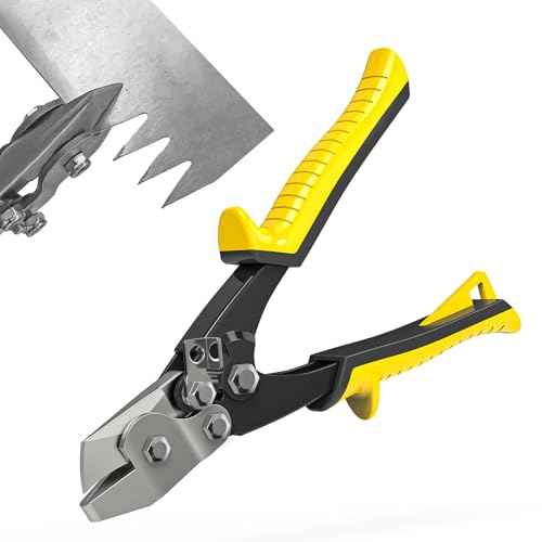 Sheet Metal Hand Notcher£¬Duct Notcher Tool£¬Sheet Metal Tools£¬Sheet Metal Notcher£¬HVAC Tool V Notcher for Ductwork and Sheet Metal, Cuts 30-Degree V Notch,Efficient and Precise