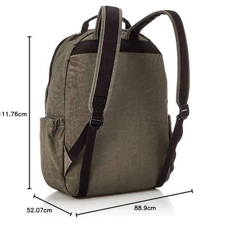 Kipling SEOUL Large Backpack, Green Moss (Green)