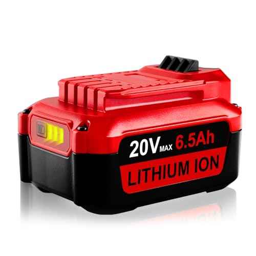 energup 20V 6.5Ah Replace for Craftsman 20V Battery V20 Lithium Battery for CMCB205 CMCB204 CMCB206 CMCB202 CMCB201 for 20V Craftsman Outdoor Power Tools