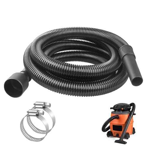 10Ft. Extension Hose Replacement for Shop Vac, Craftsman, Ridgid Wet & Dry Vacuums WD650 WD0950 WD1956 17761 17965 17776, Dust Collection Hose, Wet & Dry Vaccuum Hose Accessories