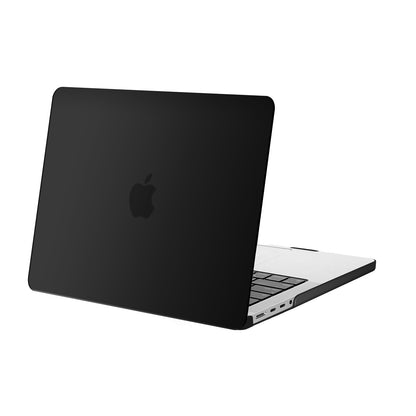 MOSISO Compatible with MacBook Pro 14 inch Case 2025 2024 2023 2022 2021 M4 M3 M2 M1 Pro Max A3112 A3185 A3401 A2918 A2992 A2779 A2442 Touch ID, Protective Plastic Hard Shell Cover, Black