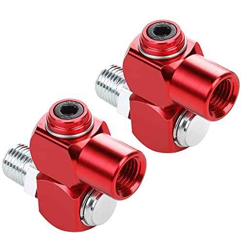 Hromee 1/4 Inch NPT 360 Degree Swivel Air Hose Connector, 1/4¡± Industrial Air Fittings and Pneumatic Tool Adapter 2 Pack
