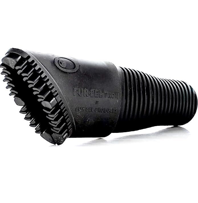 Buff Brite Fur-EEL FANG Refill PRO II Cat & Dog Hair Remover | Pet Fur Remover Vacuum Attachment | Perfect Sand/Lint/Pet Hair Remover for Car, Stairs, & Couches | Works with Almost All Vacuum Brands