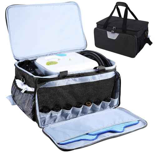 Carry Bag Compatible with Dupray Neat Steam Cleaner, Dupray Neat Steamer for Floors Storage Organizer Adjustable Steam Cleaner Storage Bag with Extra Pockets, Black