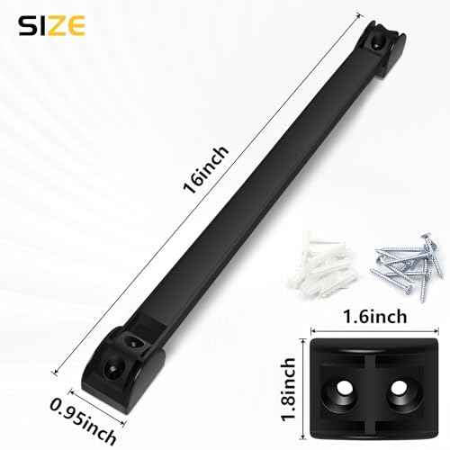 DGSL Magnetic Tool Holder Strip 5 Pack, 16 In Heavy Duty Tool Organizer Magnetic Strip, Tool Magnet Bar For Garage Tool Organization
