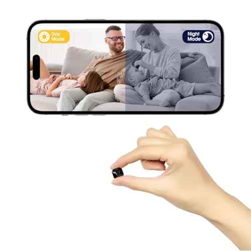 4K Camera - HD Nanny Cam for Indoor, Office, Pet - Mini Camera with App, HD Night Vision, Motion Detection Alert, Cloud & SD Storage