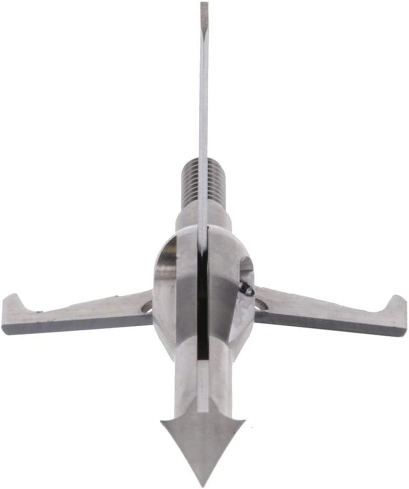 Spitfire 3 Titanium 100 Grain Broadhead - Front-Deploying Mechanical Archery Heads | 3 Pack