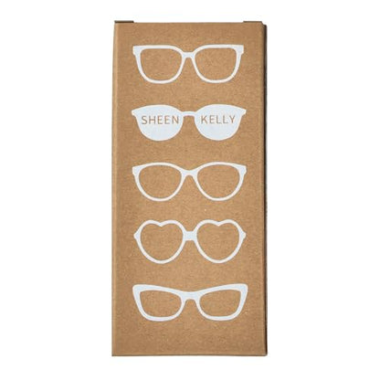 SHEEN KELLY Retro Thick Rectangle Chunky Sunglasses Women Men Trendy Square Black Shades Tortie Frame Fashion 90s Glasses