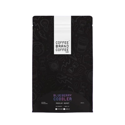 Blueberry Cobbler Coffee Brand Coffee Flavored with Intense Flavored of Blueberries | Spices and a Rich | Specialty Arabica Coffee | Rich and Smooth Taste | 12 Oz