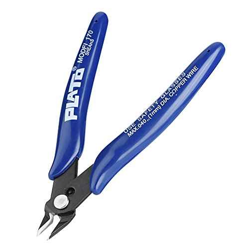 3D Printer Cutting Plier, Model 170 Diagonal Pliers, High Carbon Steel Jaw 3D Printer Side Cutting Nippers, Precision Cutter Pliers Diagonal Side Cutter Nippers