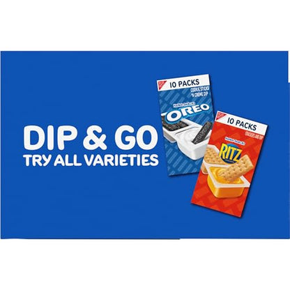 Handi-Snacks OREO Cookie Sticks 'N Creme Dip Snack Packs, 20 Snack Packs