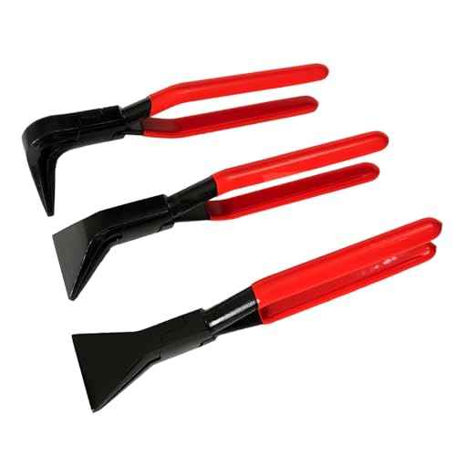 3-Piece Hand Seamers Sheet Metal Tools Straight, 45¡Æ & 90¡Æ Hand Sheet metal Bending Pliers Set