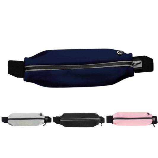 FREEWAY OUTDOORS ADVENTURES Running Belt for Men & Women - Secure Jogging Pouch for Phone, Keys & Essentials. Water Resistance, Adjustable for All Cell Phones (BLUE)