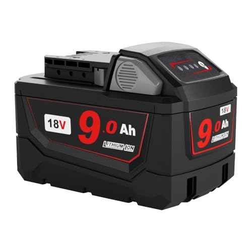18V 9.0Ah Replacement Battery Compatible with Milwaukee 18V Cordless Tools ? High Capacity Lithium-Ion with Safety Protection (Not Made by Milwaukee)