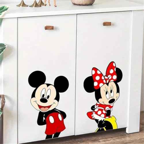 Stitch Wall Stickers for Kids, Cartoon Character Lilo&Stitch Stickers for Children Room, DIY Removable Stickers for Baby Kids Nursery Girls Bedroom Living Room Playroom Wall Decoration (Cute Stitch)