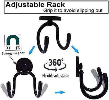 AUXPhome Magnetic Headset Holder up to 1 kg(2 lbs), Adjustable Headphone Holder Headphone Hanger Stand Headphone Hook for Computer/Gaming Headsets, Headphone - No Headsets