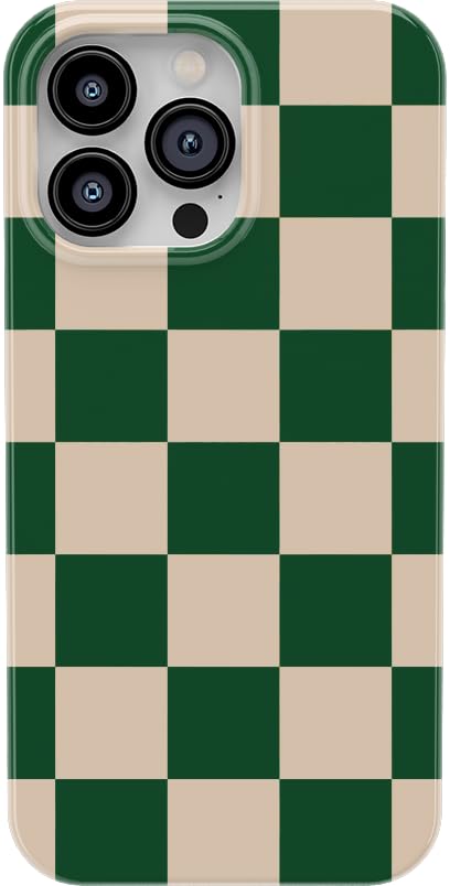 Casely iPhone 13 Pro Case | Fit Check | Neutral Checkerboard | Compatible with MagSafe | Classic Ultra Slim Design