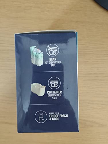 Joe Snow Fridge Baking Soda Deodorizer - Baking Soda Container | Baking Soda for Fridge and Freezer Odor Eliminator | Baking Soda Fridge Deodorizer