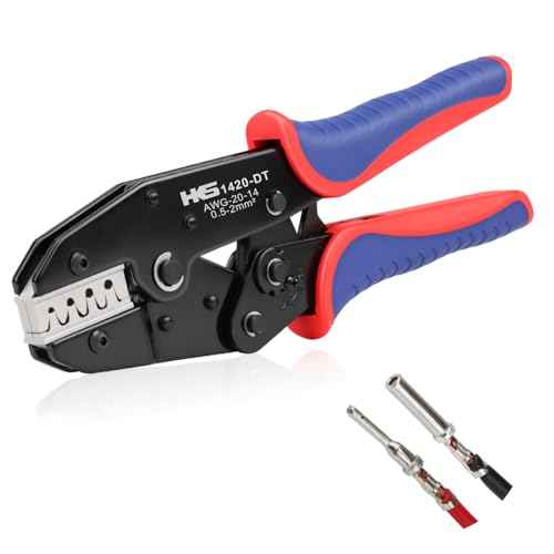 HKS 20-14AWG Size16 20 Deutsch DT DTM Crimp Tool (YF-1420DT) - Open Barrel Terminal Crimper for Stamped Contacts??