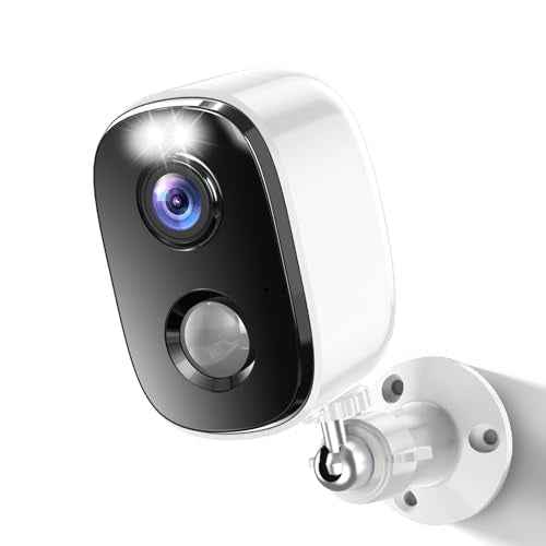 Security Cameras Wireless Outdoor, Battery Powered WiFi Cameras for Home Security, 2K Color Night Vision, AI Motion Detection, IP66 Waterproof,2-Way Talk,SD/Cloud Storage (1 Pack)