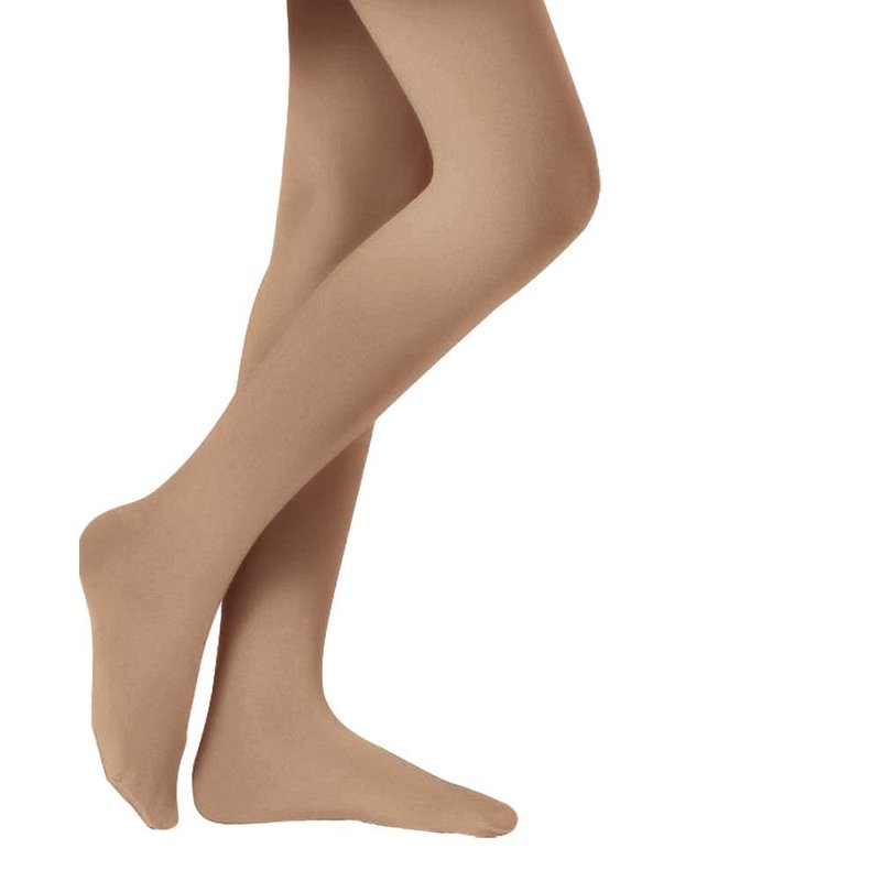 Stelle Girls' Ultra Soft Pro Dance Tight/Ballet Footed Tight(Toddler/Little Kid/Big Kid),TN,XL Tan