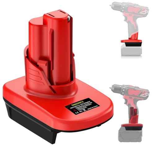 MIL18M12 Battery Adapter for Milwaukee M-18 to M-12, Adapter Converter for Milwaukee 18V Battery to 12V Power Tools (1 Pack)