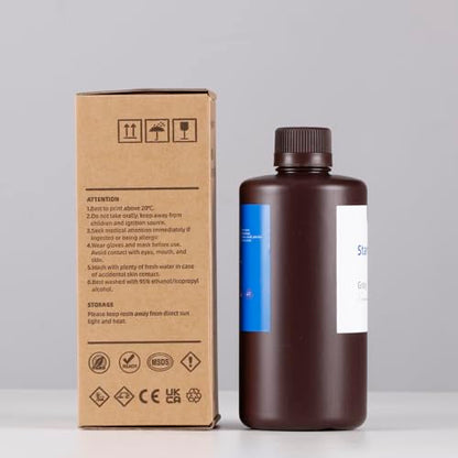 ANYCUBIC Standard 3D Printer Resin, LCD UV 405nm Rapid Photopolymer 3D Resin for 6K/8K/12K/14K LCD 3D Printers(1000g, Grey)