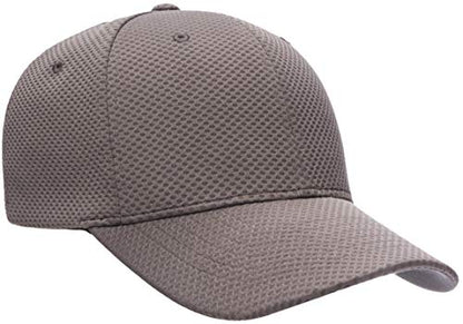 Flexfit Men's Cool & Dry 3D Hexagon Jersey, Dark Grey, Small/Medium